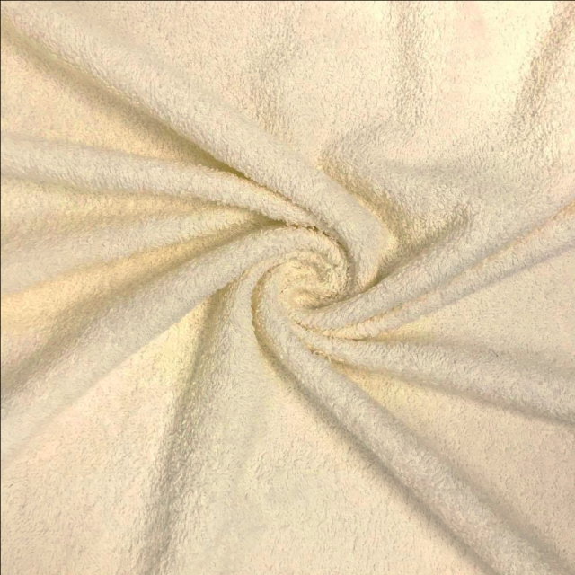 Ivory Terry Cloth Fabric